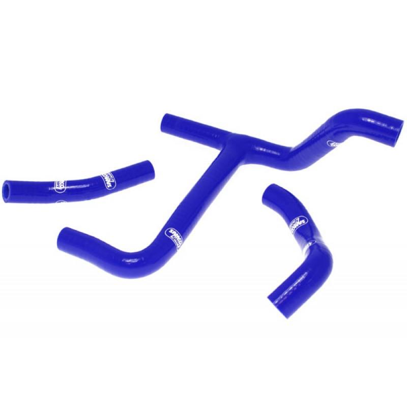 COOLANT HOSE 3 PIECE KIT BLUE 10 SUZUKI 250 RM Z 250 SAMCO SPORT SUZ-37-BU image 1