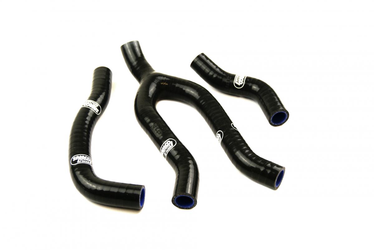 COOLANT HOSE 3 PIECE KIT BLACK 08-10 KTM 450 SXS-F SAMCO SPORT KTM-19-BK image 1