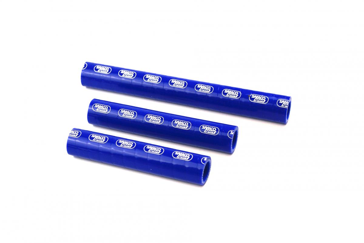 COOLANT HOSE 3 PIECE KIT BLUE 12-16 KTM 250 300 THERMOSTAT BYPASS SAMCO SPORT KTM-51-BU image 1
