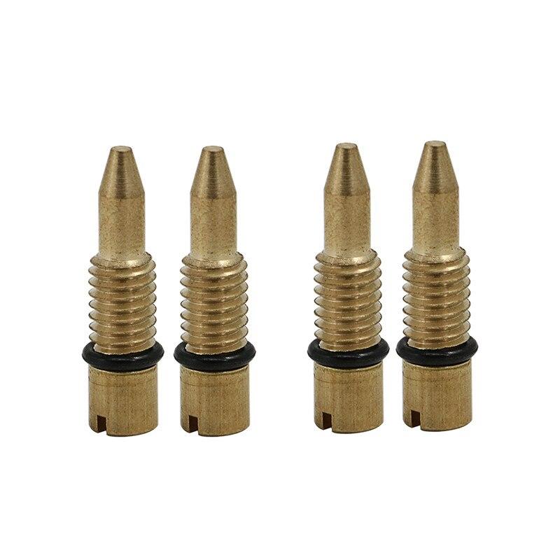 CARBURETOR FLOAT BOWL DRAIN SCREW SET OF 4 76-03 HONDA XL XR CB CM CX GL image 1