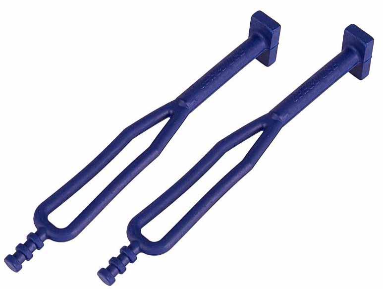 RUBBER STRAP KIT/2 BLUE 50303018000, SIDE-STAND KICK-STAND STRAP image 1