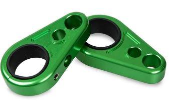 CABLE / HOSE CLAMP GREEN SET/2 thumbnail 2