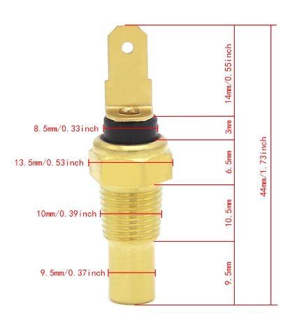 TEMPERATURE SENSOR HONDA TRX SUZUKI KAWASAKI 37750-MAZ-003 92066-1183 92066-1118 thumbnail 4