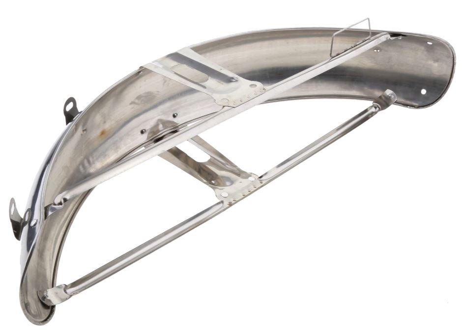 FRONT FENDER UNIVERSAL CHROME, HONDA CG125STEEL CHROME PLATED thumbnail 2