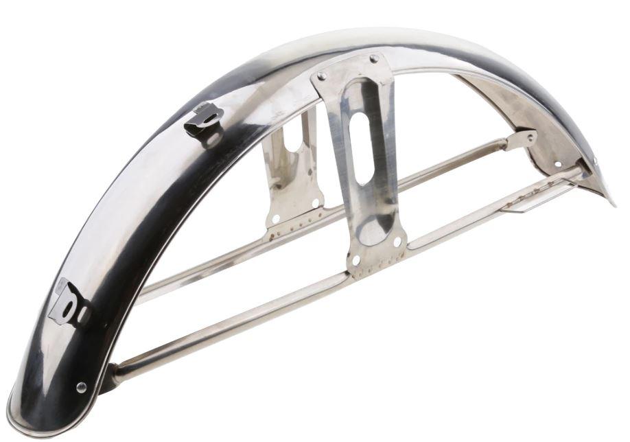 FRONT FENDER UNIVERSAL CHROME, HONDA CG125STEEL CHROME PLATED thumbnail 3