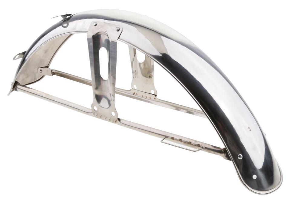 FRONT FENDER UNIVERSAL CHROME, HONDA CG125STEEL CHROME PLATED thumbnail 4