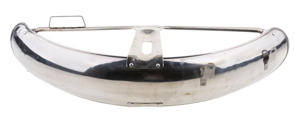 FRONT FENDER UNIVERSAL CHROME, HONDA CG125STEEL CHROME PLATED thumbnail 5
