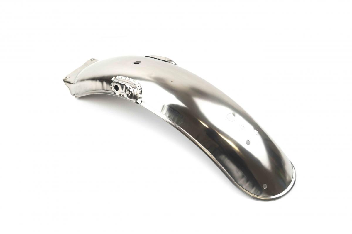 REAR FENDER UNIVERSAL STEEL CHROME, HONDA CG125 Steel image 1