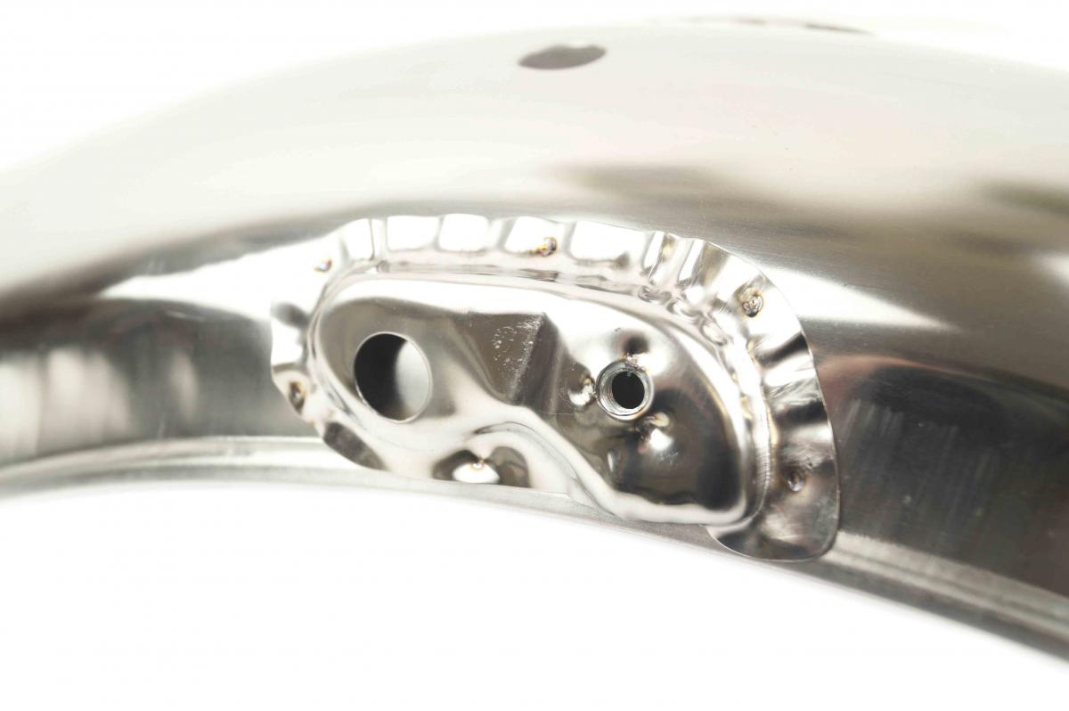 REAR FENDER UNIVERSAL STEEL CHROME, HONDA CG125 Steel thumbnail 3