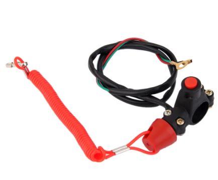 SAFETY TETHER STOP & KILL SWITCH OPEN CIRCUT 22mm 7/8 image 1
