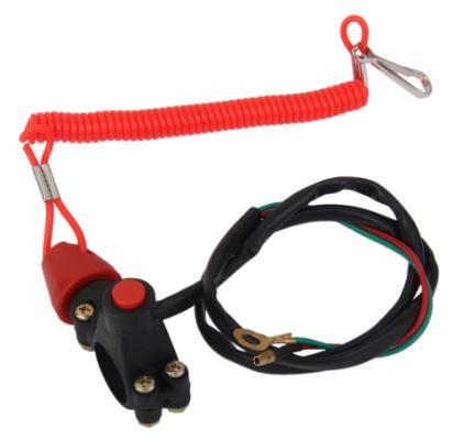 SAFETY TETHER STOP & KILL SWITCH OPEN CIRCUT 22mm 7/8 thumbnail 2