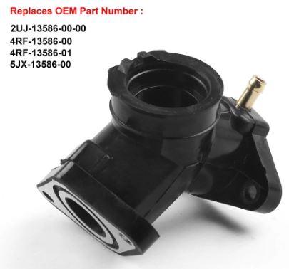 CARBURETTOR FLANGE INTAKE 1988-2023 YAMAHA XV250 88-11 2UJ-13586-00-00 thumbnail 2