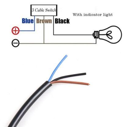 HANDLEBAR SWITCH 22mm LIGHTS ON OFF WATERPROOF thumbnail 3