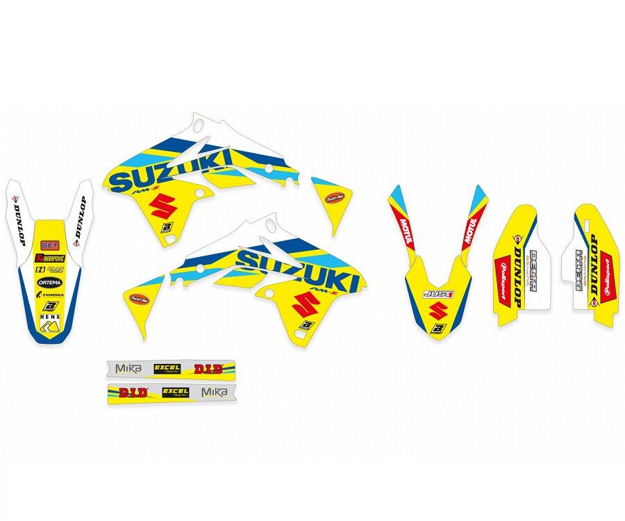 08-17 KEVIN STRIJBOS RM-Z 450, BLACKBIRD GRAPHIC STICKER KIT 2316R8 image 1