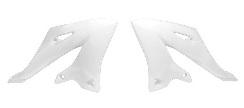 RADIATOR SCOOPS YZ125/250 2022-25 WHITE, RTECH R-CVYZ0BN0022 image 1