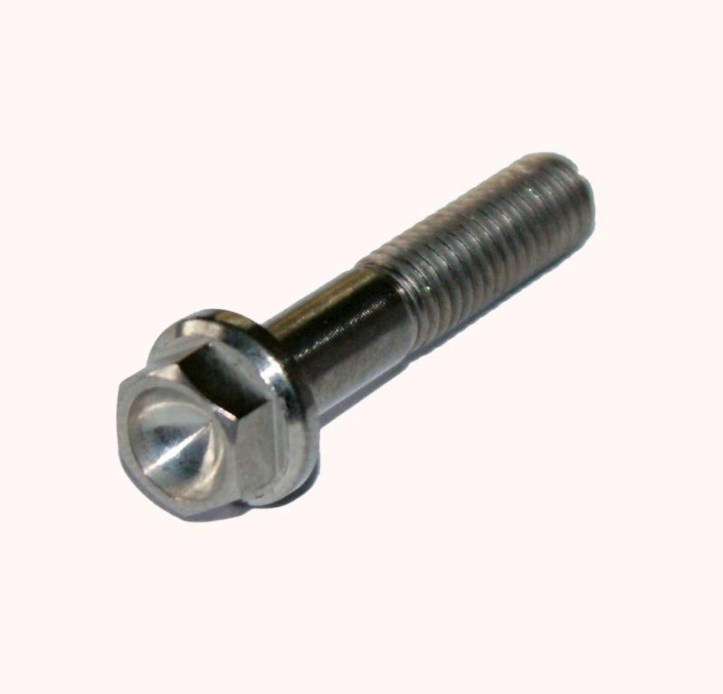 TITANIUM GR5 BOLT M6 x 30mm EACH, FLANGE OD: 11mm / HEX SIZE: 8mm, / thumbnail 3