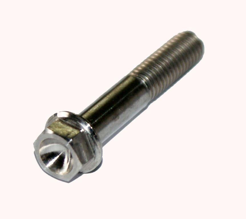 TITANIUM GR5 BOLT M6 x 30mm EACH, FLANGE OD: 11mm / HEX SIZE: 8mm, / thumbnail 4