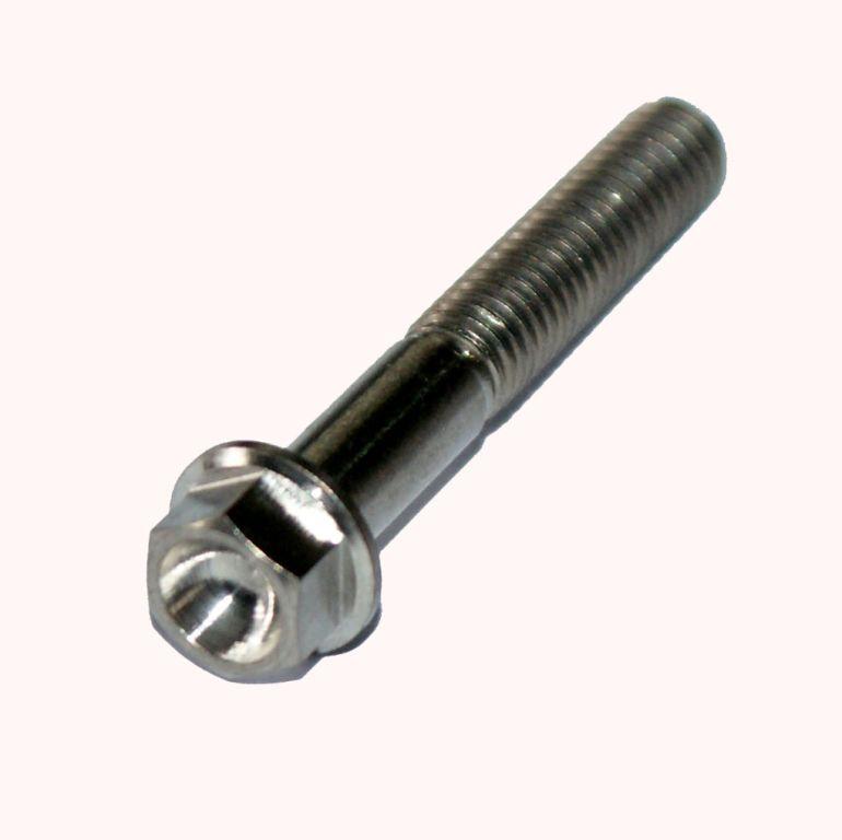 TITANIUM GR5 BOLT M6 x 40mm EACH, FLANGE OD: 11mm / HEX SIZE: 8mm, / thumbnail 3