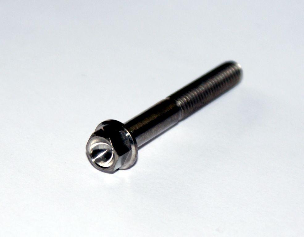 TITANIUM GR5 BOLT M6 x 45mm EACH, FLANGE OD: 11mm / HEX SIZE: 8mm, / thumbnail 3