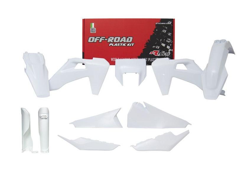 PLASTIC KIT/7 2020-23 TE/FE WHITE, RTECH R-KITHSQ-BN0-620 image 1