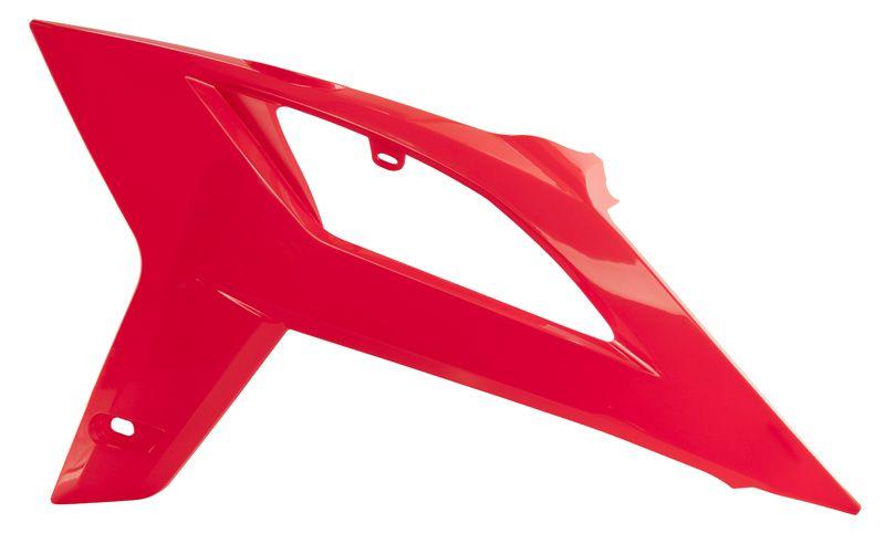 RADIATOR SCOOPS 20-22 BETA RED OEM, RTECH R-CVBETRS0020 image 1