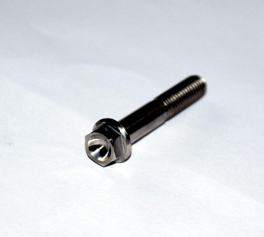 TITANIUM GR5 BOLT M6 x 70mm EACH, FLANGE OD: 11mm / HEX SIZE: 8mm, / thumbnail 3