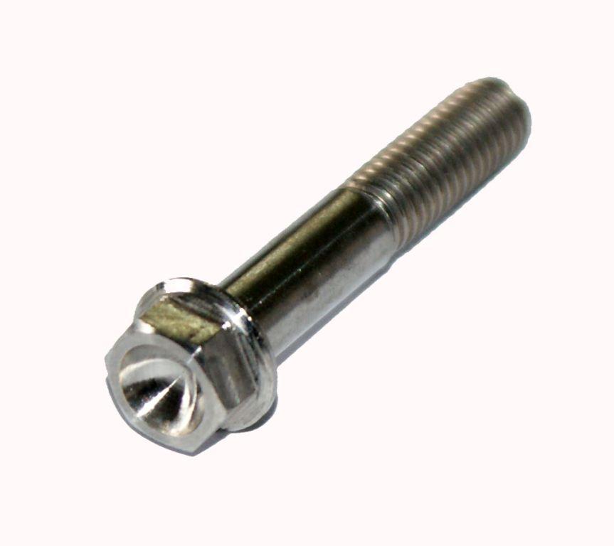 TITANIUM GR5 BOLT M6 x 80mm EACH, FLANGE OD: 11mm / HEX SIZE: 8mm, / thumbnail 4