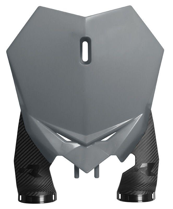 FRONT NUMBER PLATE 20-24 BETA QUANTUM GREY, RTECH R-TBBETGR0021 image 1