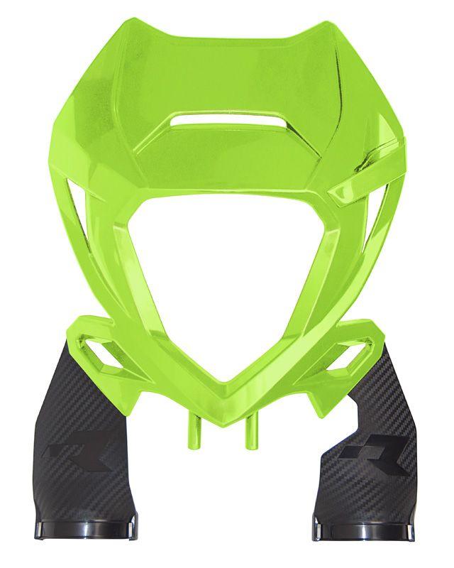 HEADLIGHT COWL 20-24 BETA NEON YELLOW, RTECH R-MASKBETGF20 image 1