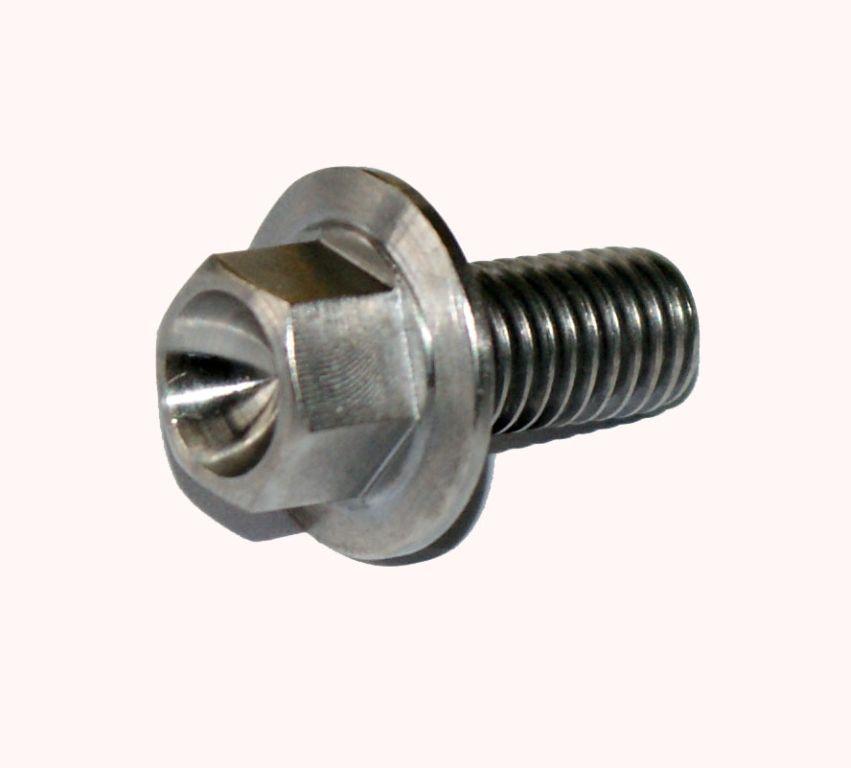TITANIUM GR5 BOLT M8 x 16mm EACH, FLANGE OD: 17mm / HEX SIZE: 10mm, / thumbnail 3
