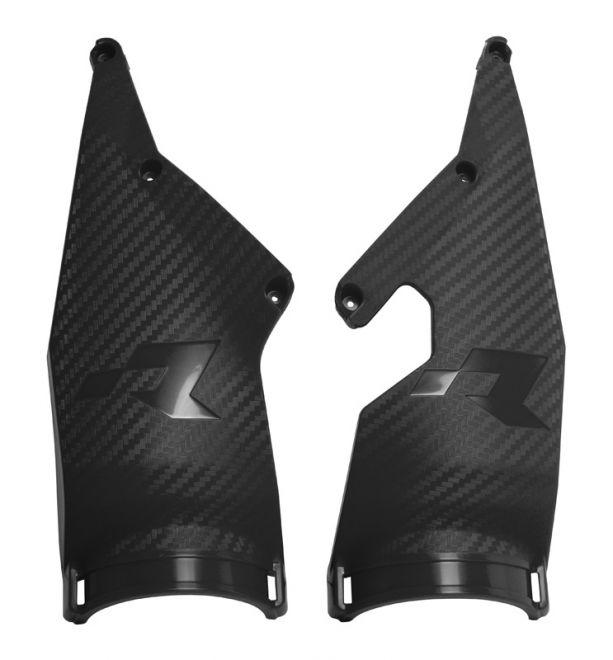 REP. TRIPLE CLAMP PROTECTORS 25-26 BETA BLACK, FOR MX NUMBER PLATE, RTECH R-PRTPIANR0026 image 1