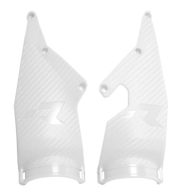 REP. TRIPLE CLAMP PROTECTORS 20-24 BETA WHITE, FOR MX NUMBER PLATE, RTECH R-PRTPIABN0021 image 1