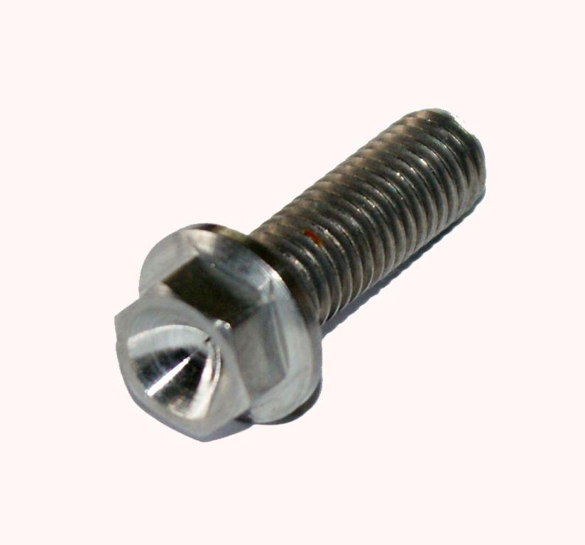 TITANIUM GR5 BOLT M8 x 25mm EACH, FLANGE OD: 14mm / HEX SIZE: 10mm, / thumbnail 4