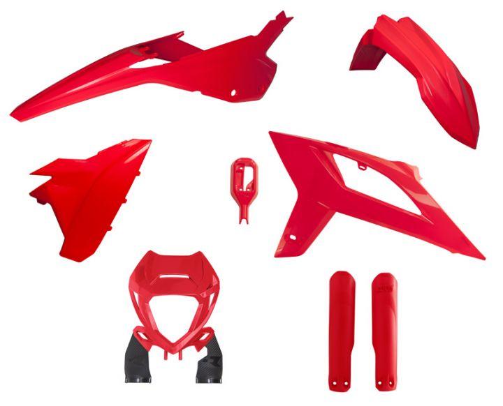 PLASTIC KIT/6 2020-22 BETA RR125-480 RED, RTECH R-KITBET-RS0-620 image 1