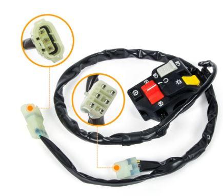 SWITCH RH TRX400EX, 35020-HN1-000 Handlebar Switch Start Stop Headlight thumbnail 2