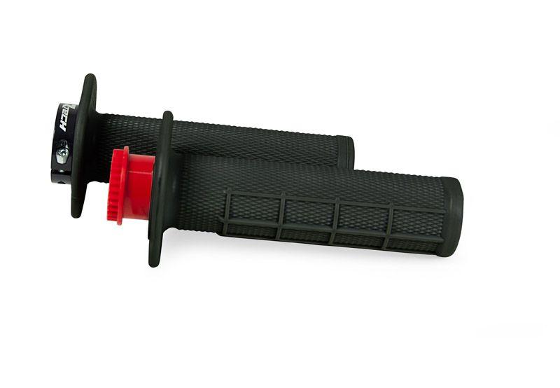 RTECH LOCK ON GRIP SET BETA, HALF WAFFLE GRIP BLACK, R-MPRNRBETA21 image 1