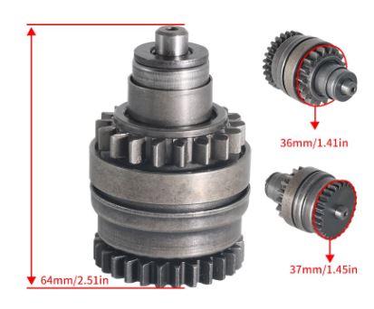 STARTER BENDIX GEAR 08-16 KTM HUSABERG HUSQVARNA 250 300 55140026000 thumbnail 4