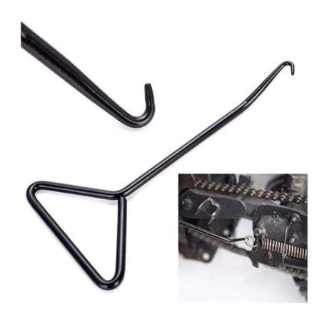 SPRING HOOK D-HANDLE PULLER TOOL 175mm STAINLESS STEEL BLACK PLATED thumbnail 5