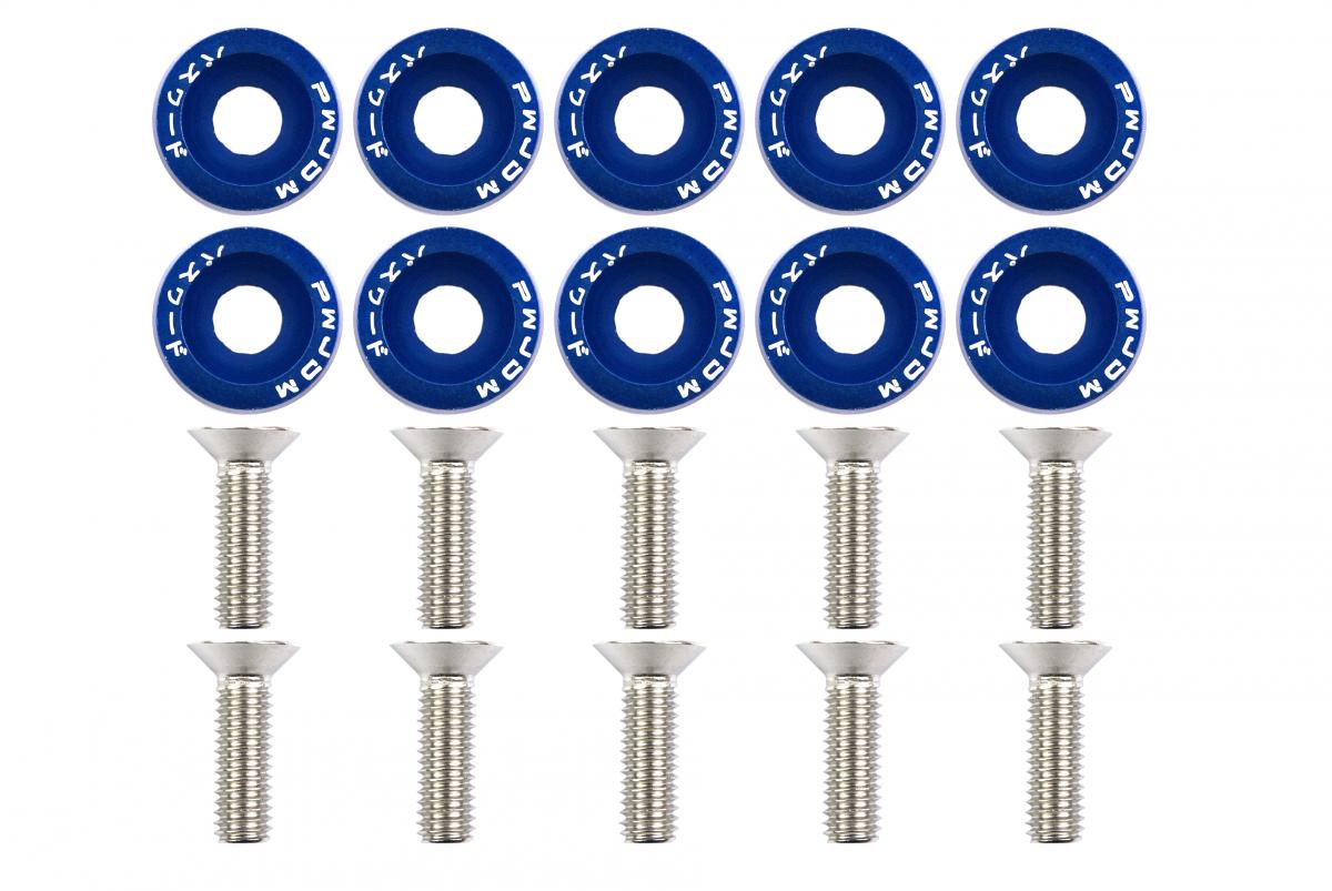 BOLT & WASHER PACK-10 BLUE image 1