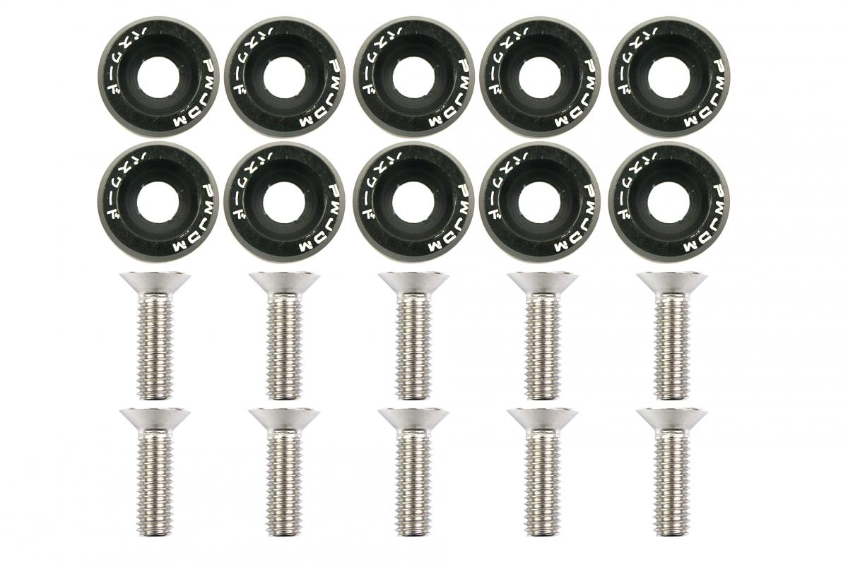 BOLT & WASHER PACK-10 BLACK image 1