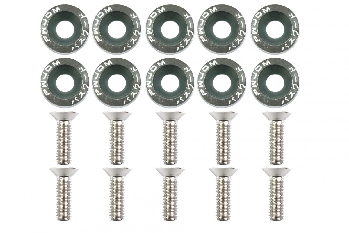 BOLT & WASHER PACK-10 TITANIUM GREY image 1
