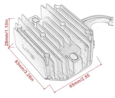 VOLTAGE REGULATOR 2008-2009 KTM SX 450 505 XC 450 525 83011034000 thumbnail 5