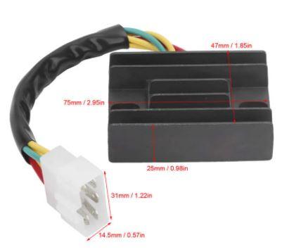 VOLTAGE REGULATOR SUZUKI QUADRUNNER DRZ-250 LT-F 250 300 32800-19B00 thumbnail 3
