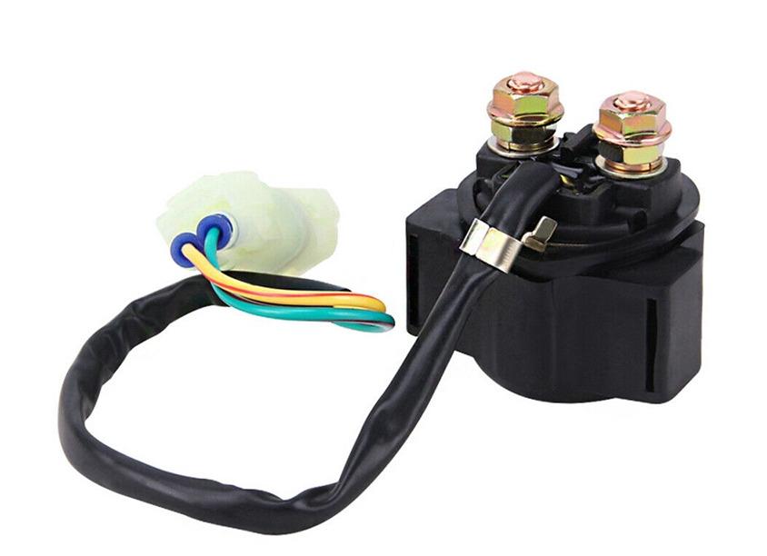 SOLENOID RELAY STARTER + RUBBER 2005-2021 HONDA ATV FOURTRAX TRX250 240-54073 35850-HM8-B00 image 1