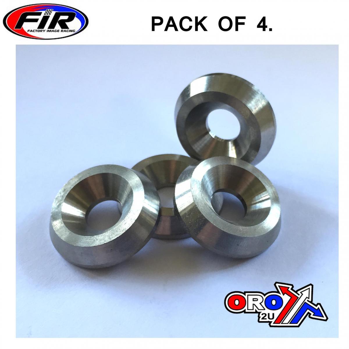 TITANIUM M8 CSK WASHER PK4, TITANIUM GRADE 5 / PACK OF 4 thumbnail 3