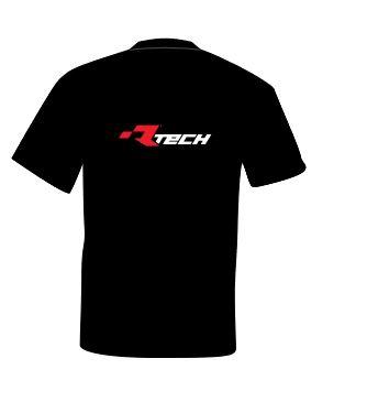 RTECH PRINTED LOGO COTTON T-SHIRT - Size L, R-TECH- SIZE LARGE, TSHCOR00L16