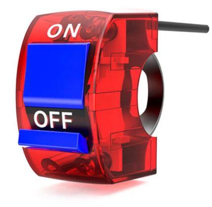 UNIVERSAL START STOP KILL SWITCH RED / BLUE image 1