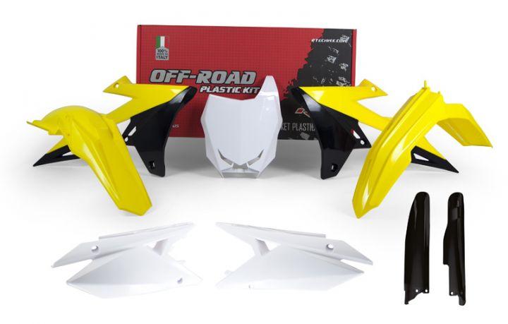 PLASTIC KIT/6 18-25 RM-Z450, RM-Z250 2019-25, RTECH R-KITRMZ-OEM-618 image 1