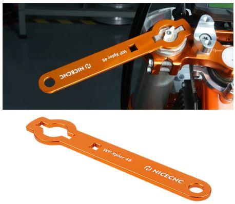 48MM WP Xplor Fork Cap Wrench, Pre load Adjuster tool KTM, 250 350 EXCF 450 EXCF 150 250 300 XCW XCWi thumbnail 2