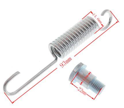 90mm SPRING & PIVOT SIDESTAND CRF50 TTR LIFAN YX ZONSGHEN SSR DIRT PIT BIKE thumbnail 2